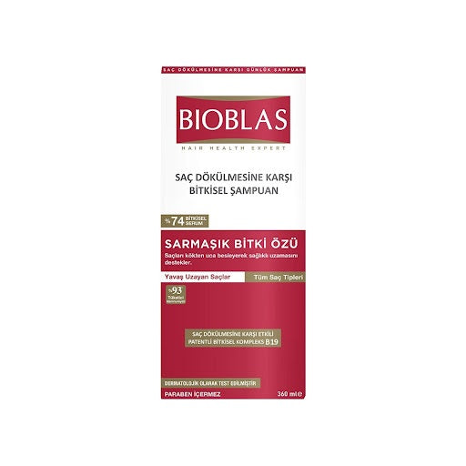 Bioblas  Sampuan Sarmasik Ozu Yavas Uzayan Saclar 360ML