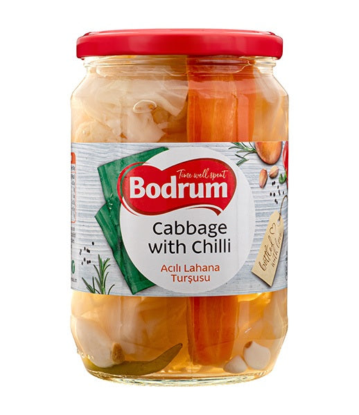 Bodrum Cabbage Pickle with Hot Pepper 670g