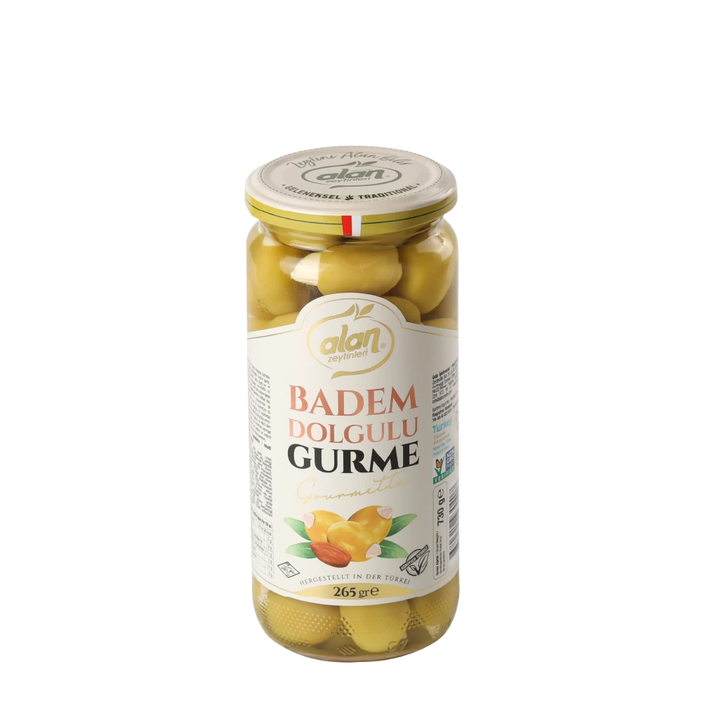 Alan Gourmet Almond Stuffed Green Olives 265g | Best Grocery