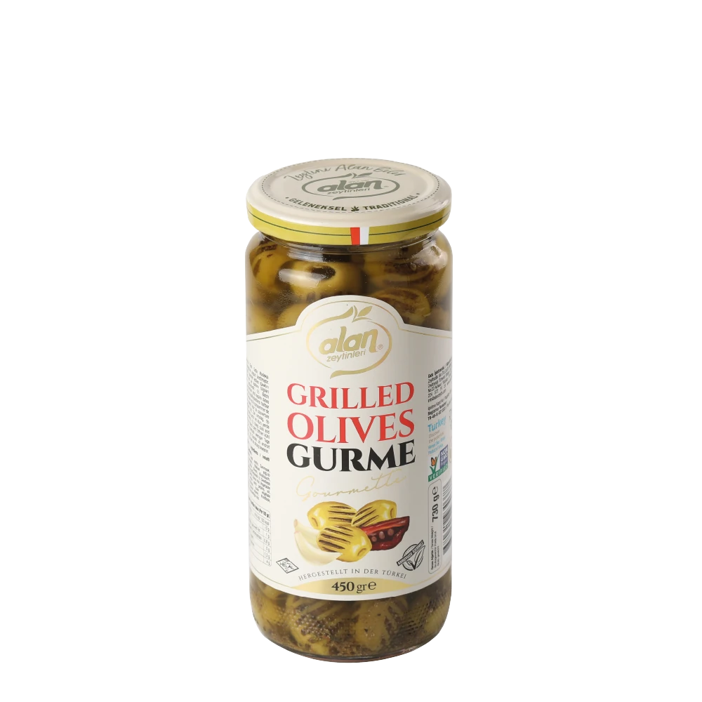 Alan Gourmet Grilled Green Olives 450g | Best Grocery