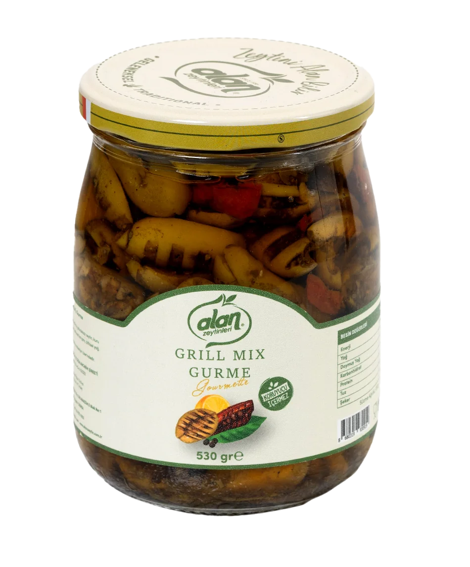 Alan Gourmet Grilled Mixed Green Olive Salad 530g | Best Grocery