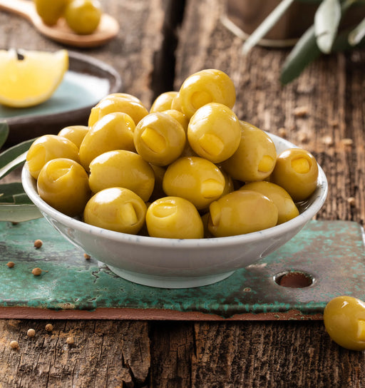 Alan Gourmet Lemon Stuffed Green Olives 265g | Best Grocery-(1)