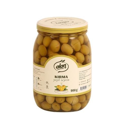 Alan Kırma Cracked Green Olives 900g | Best Grocery
