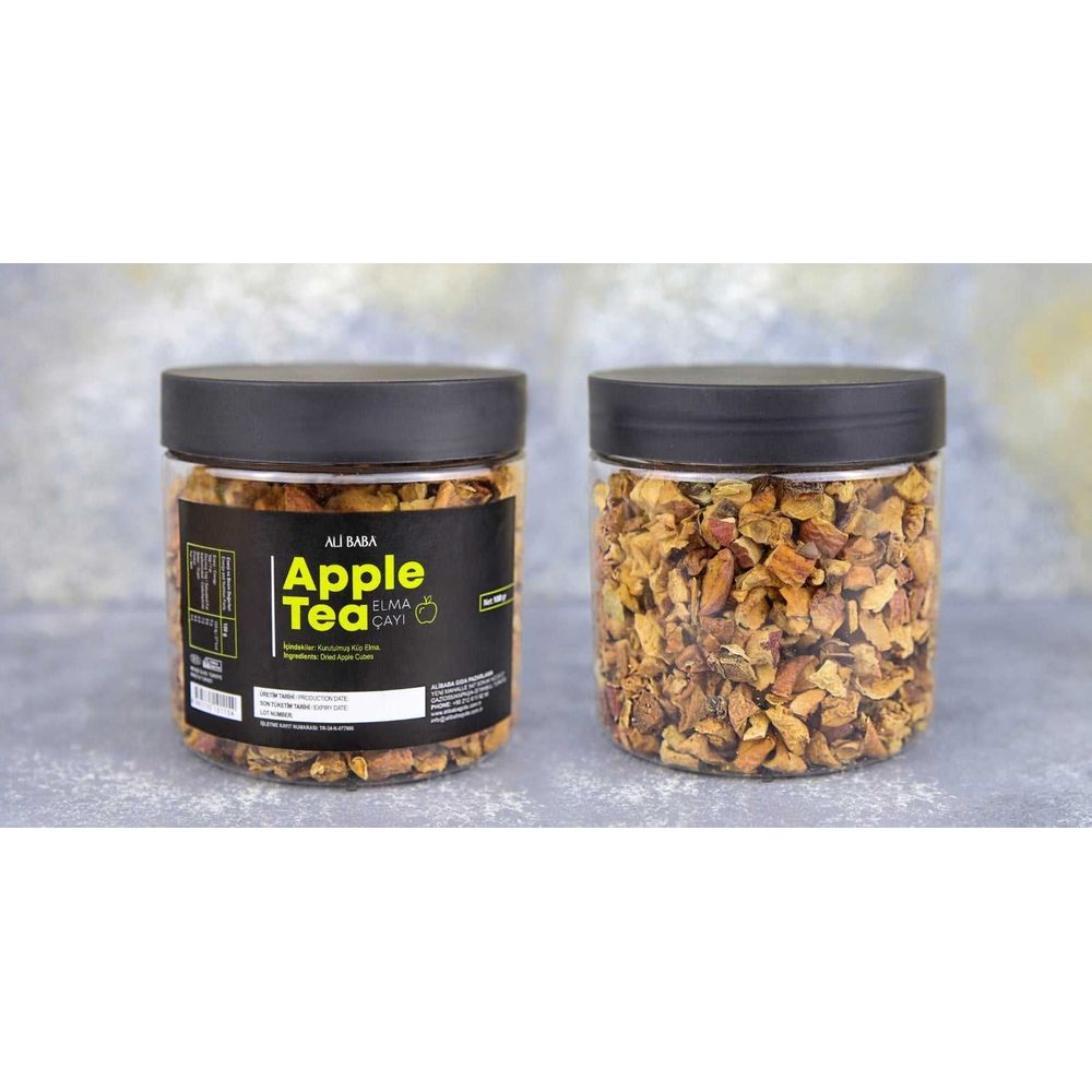 Ali Baba Apple Tea Elma Cayi Fruit Infusion Jar 100g Best Grocery
