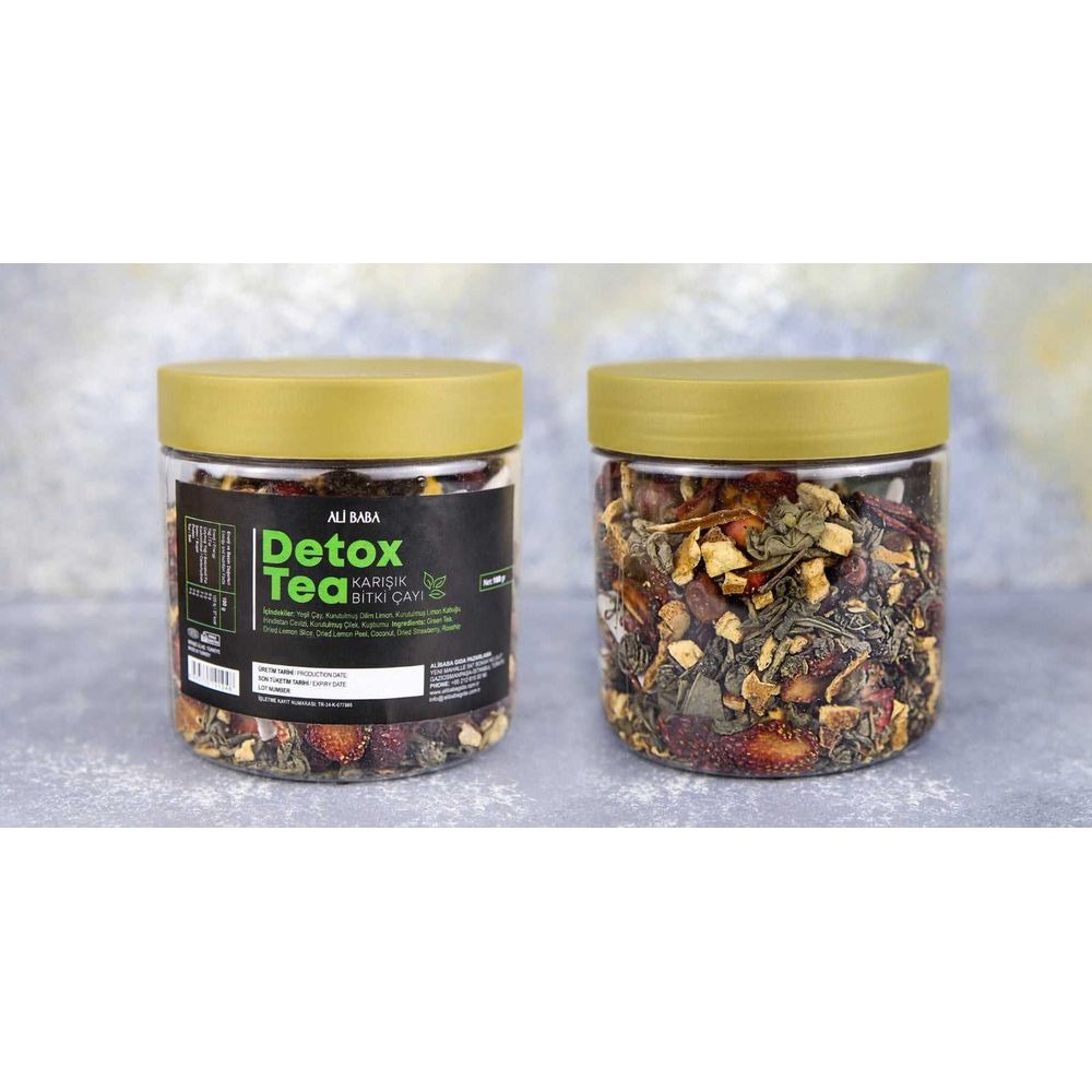 Ali Baba Detox Tea Karisik Bitki Cayi Jar 100g Best Grocery