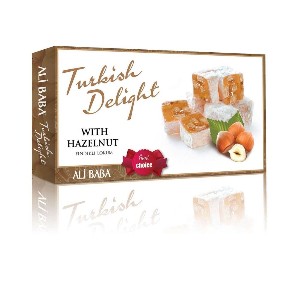 Ali Baba Hazelnut Turkish Delight Findikli Lokum 350g