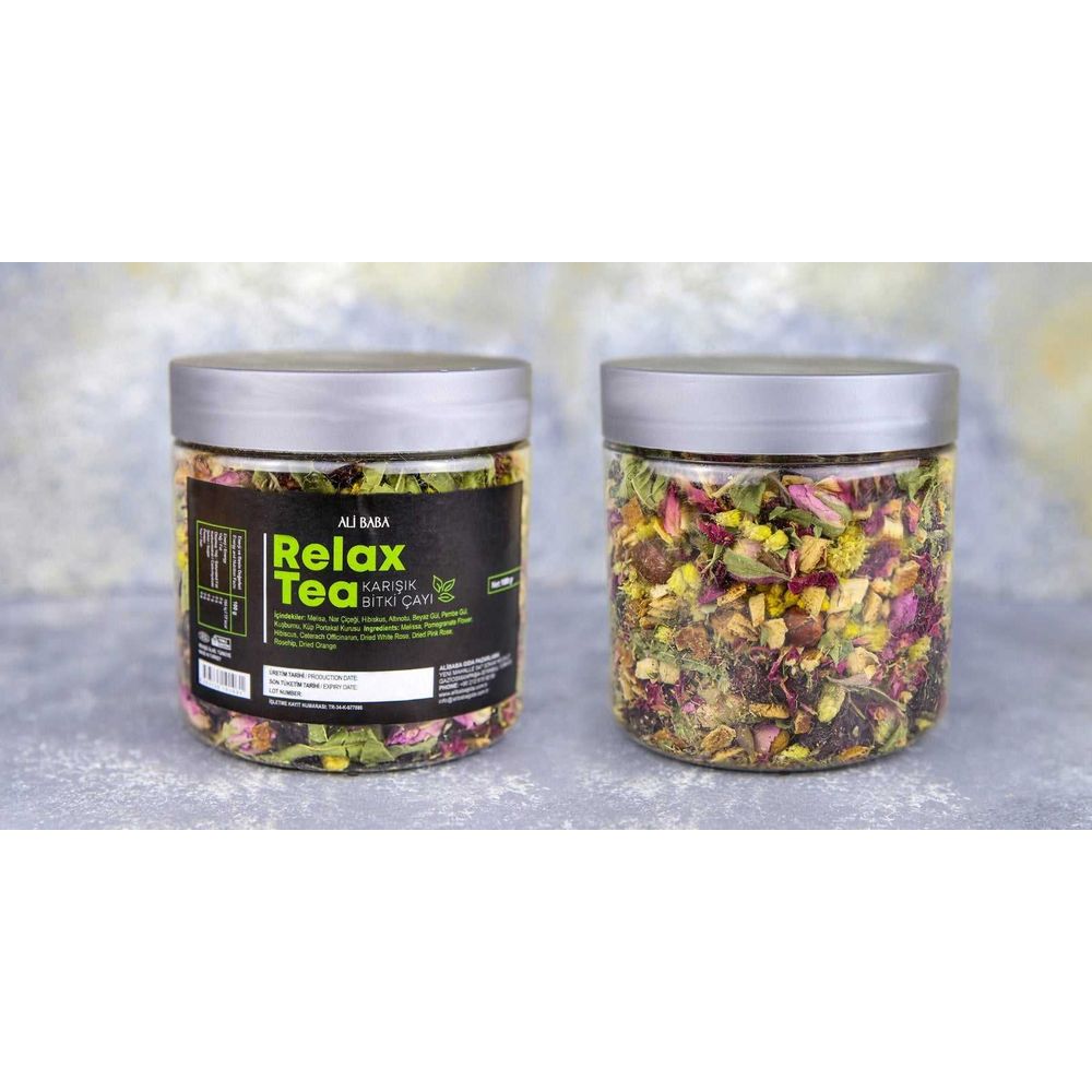 Ali Baba Relax Tea Karisik Bitki Cayi Jar 100g Best Grocery