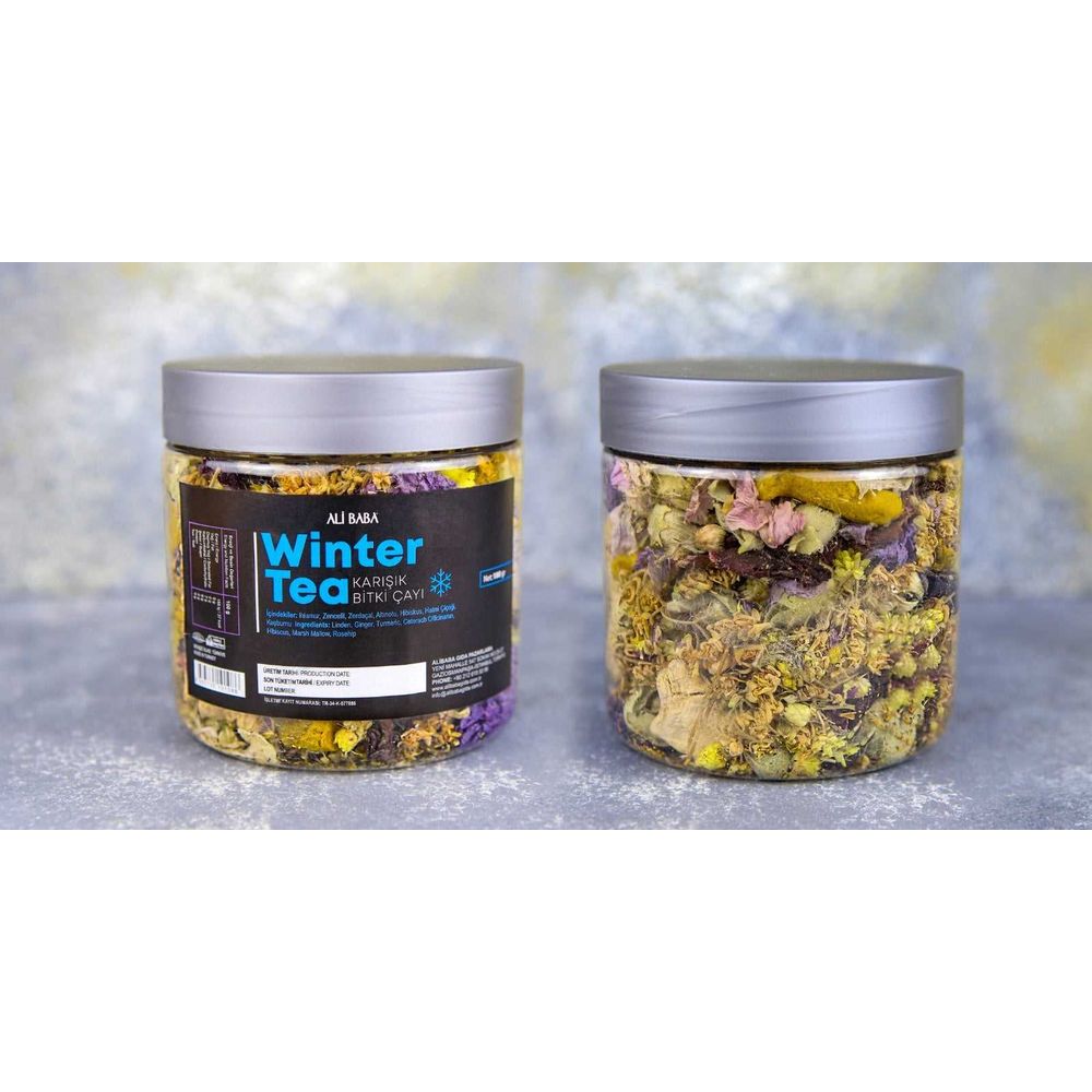 Ali Baba Winter Tea Karisik Bitki Cayi Jar 100g Best Grocery