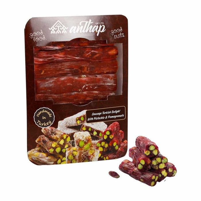 Anthap Fitil Sausage Delight With Pistachio & Pomegranate (Antep Fistikli Narli Sucuk)  300 gr