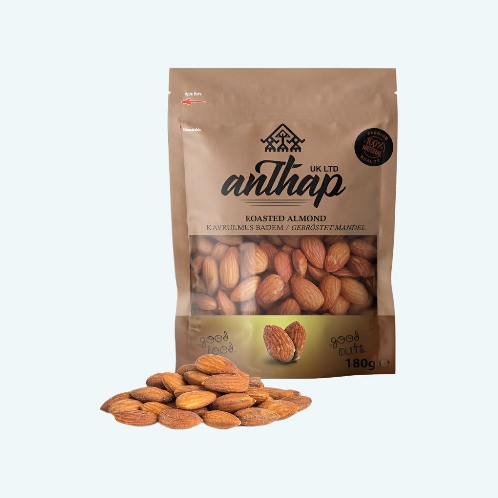 Anthap Roasted Almonds Kavrulmus Badem 180g | Best Grocery