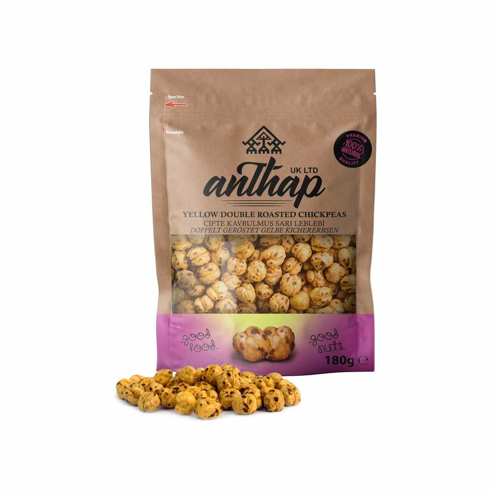 Anthap Yellow Double Roasted Chickpeas Leblebi | Best Grocery