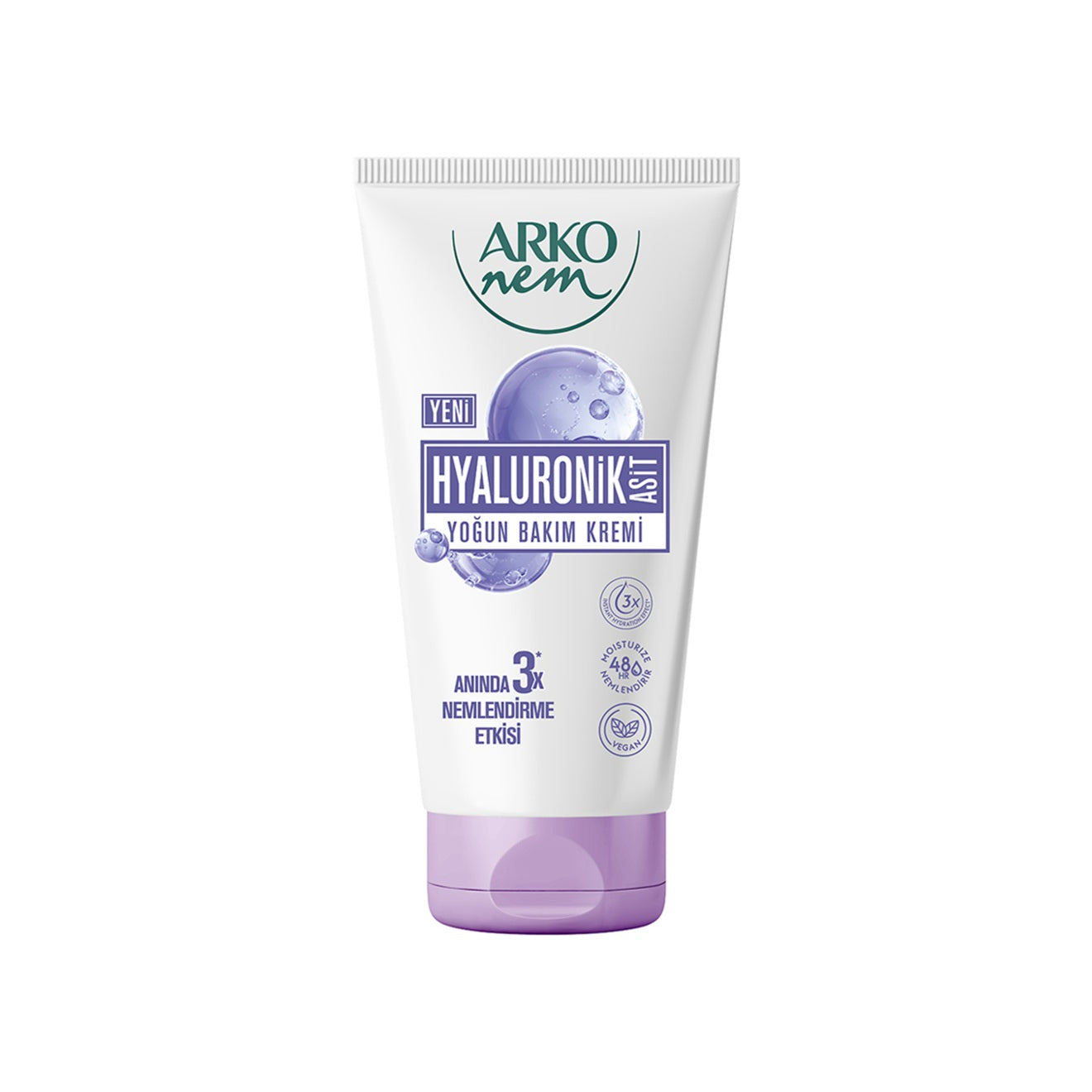Arko Nem Hyaluronic Acid Hand Cream 60ml | Instant 3x Hydration