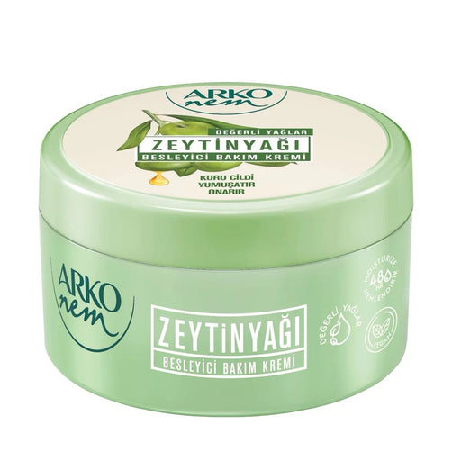 Arko Nem Olive Oil Nutritious Care Jar 250ml | 48h Moisture