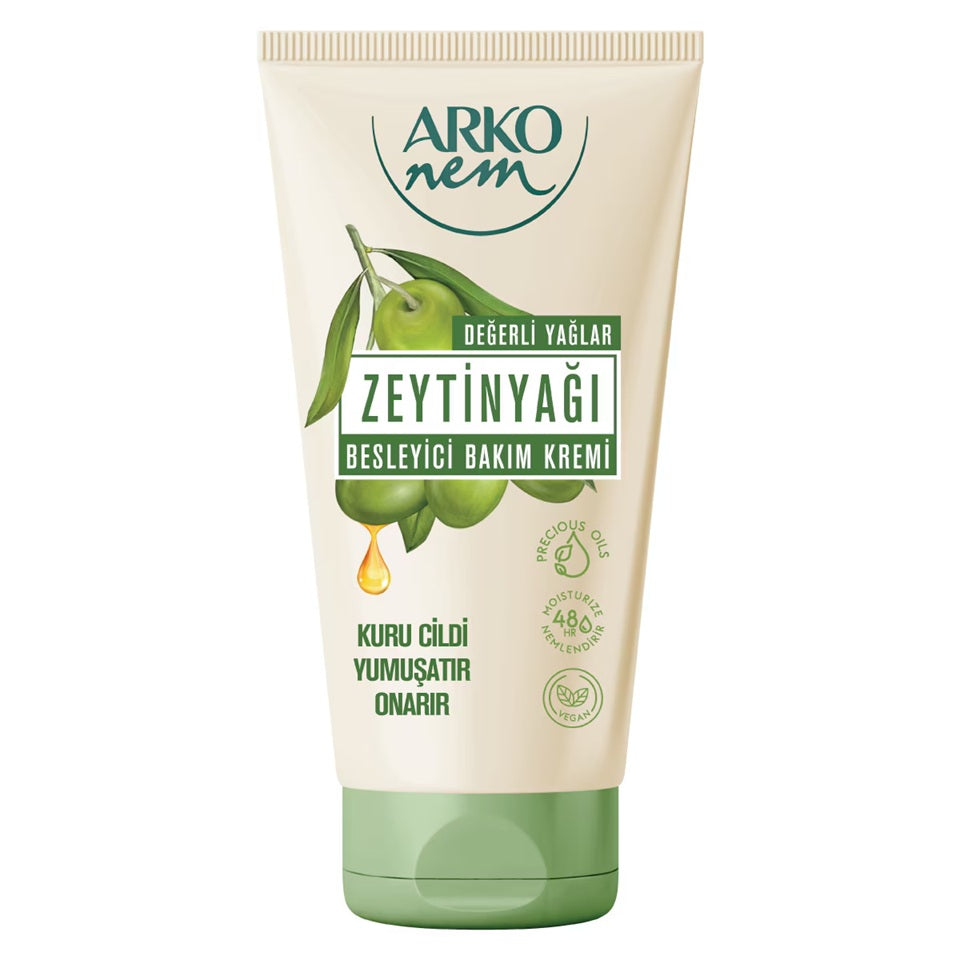 Arko Nem Olive Oil Hand Cream 60ml | 48h Moisture & Repair
