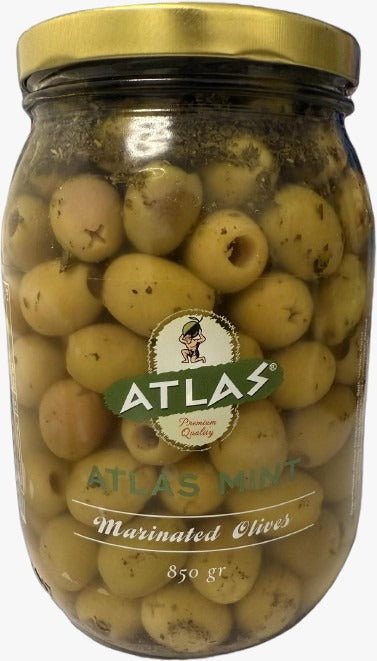 Atlas Mint Marinated Green Olives 850g | Best Grocery