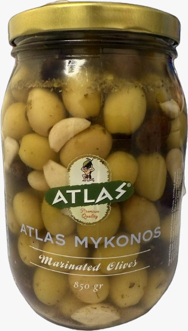 Atlas Mykonos Marinated Mixed Olives 850g | Best Grocery