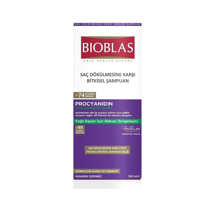 Bioblas Sampuan Yagli Saclar Icin Sebum Dengeleyici 360ML