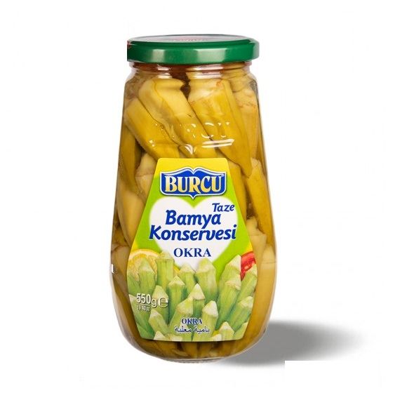 Burcu Taze Bamya Konservesi Okra 550 g