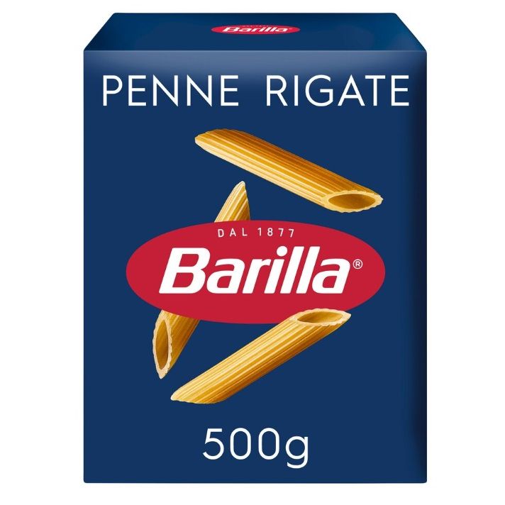 Barilla Penne Rigate Italian Ridged Pasta 500g - Best Grocery