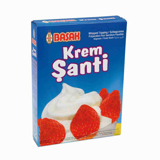 Basak Whipped Topping Plain Cream Shanty  (Krem Santi Sade) 150g