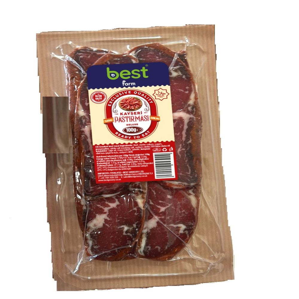Best Farm Sliced Kayseri Pastırma Cured Beef 100g | Best Grocery-(2)