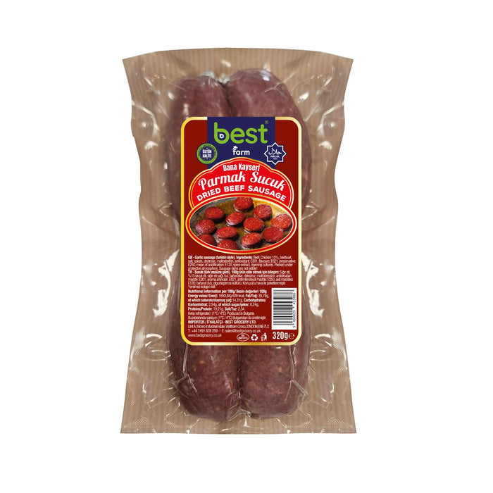 Best Farm Kayseri Style Finger Dried Beef Sausage 320g | Best Grocery