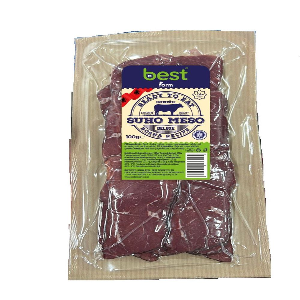 Best Farm Suho Meso Bosna Recipe Sliced Dried Beef 100g | Best Grocery-(1)