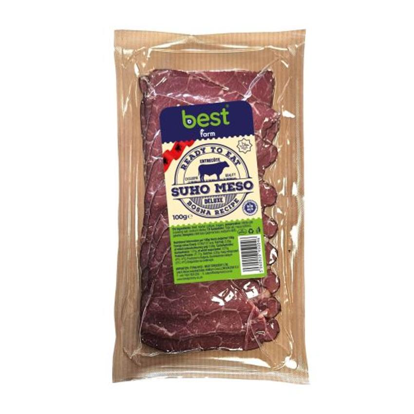 Best Farm Suho Meso Bosna Recipe Sliced Dried Beef 100g | Best Grocery