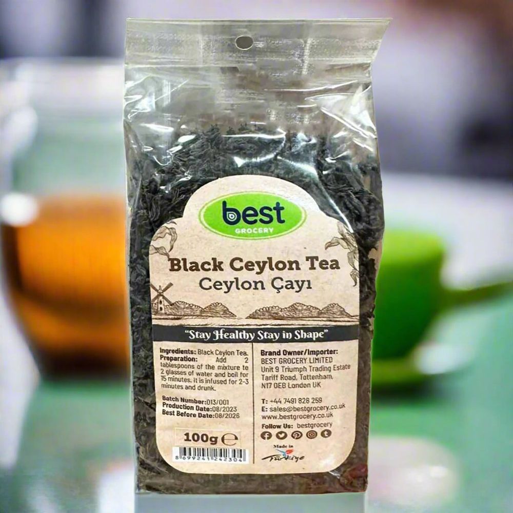 Best Grocery Black Ceylon Tea Ceylon Cayi Pack 100g