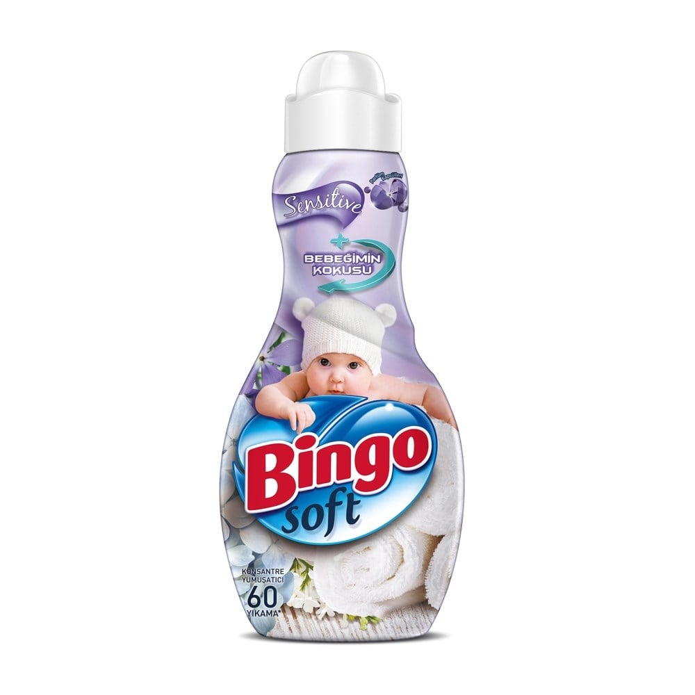 Bingo Soft Concentrated Sensitive Softener 1440ml | Best Grocery