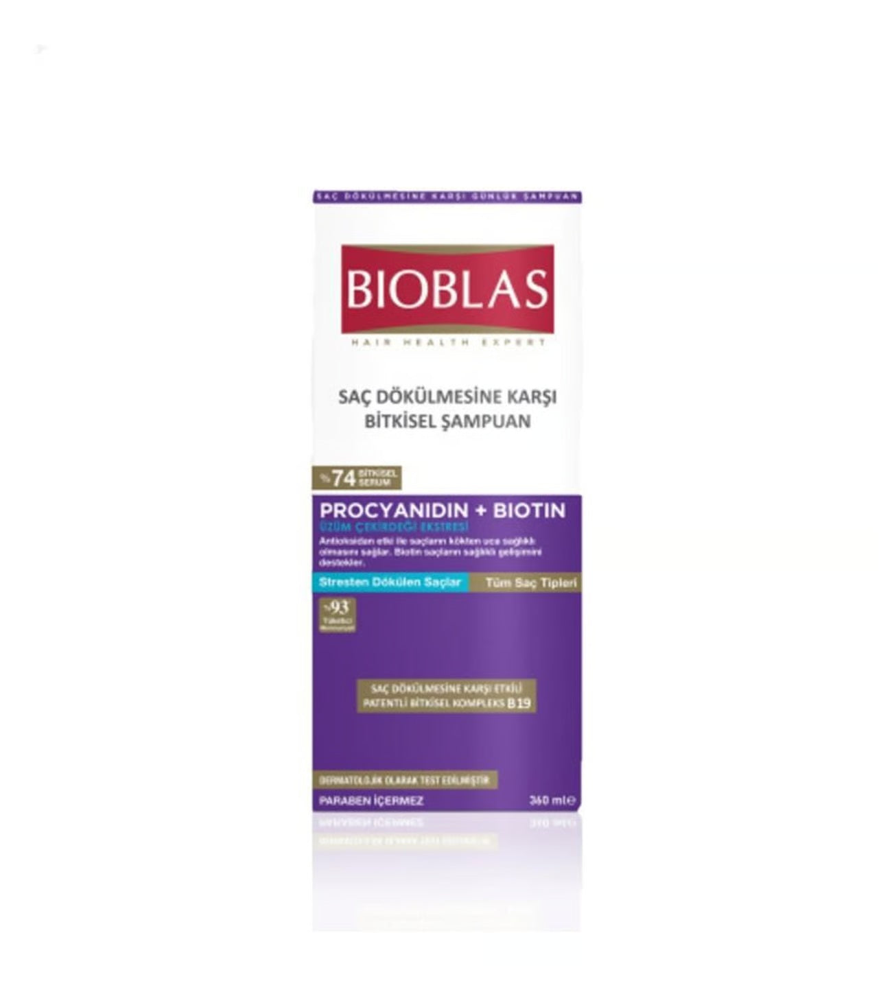 Bioblas Biotin Anti-Hair Loss Shampoo 360ml x6 | Best Grocery