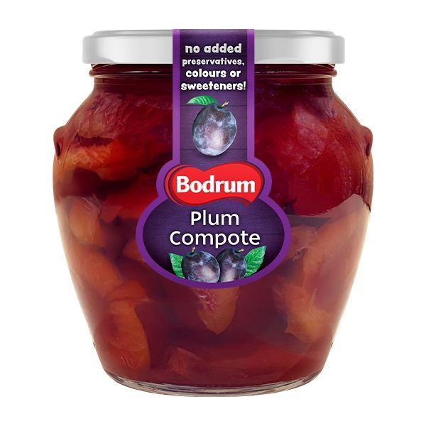 Bodrum Plum Compote Sweet Fruit Jar 680g | Best Grocery
