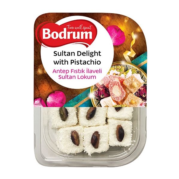 Bodrum Turkish Delight Sultan with Pistachio 200 g