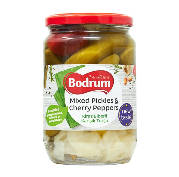 Bodrum Mixed Pickles & Cherry Peppers 720g