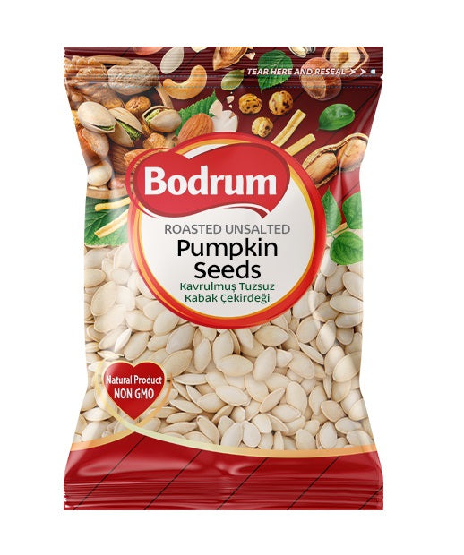 Bodrum Pumpkin Seeds Roasted Unsalted Nevsehir (Tuzsuz Kabak Cekirdegi) 600g