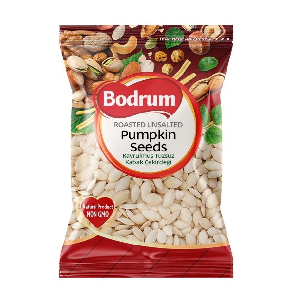 Bodrum Pumpkin Seeds Roasted Unsalted Nevsehir (Tuzsuz Kabak Cekirdegi) 600g