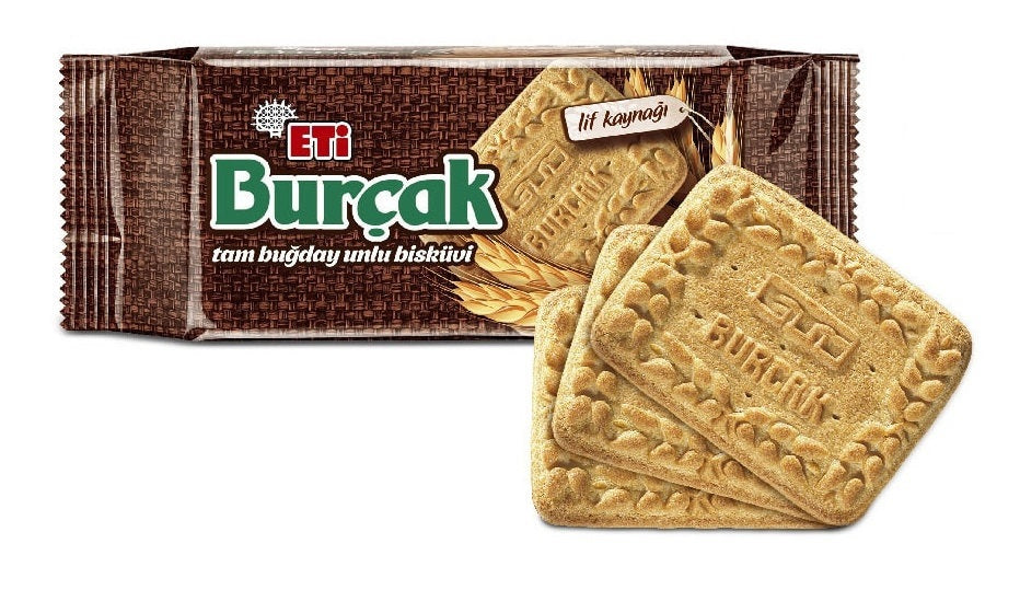 Eti Burcak Biscuit (Tam Bugday Unlu Biskuit) 131 G