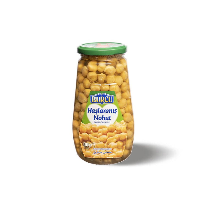 Buy Burcu Boiled Chickpeas Haşlanmış Nohut 600g | Best Grocery