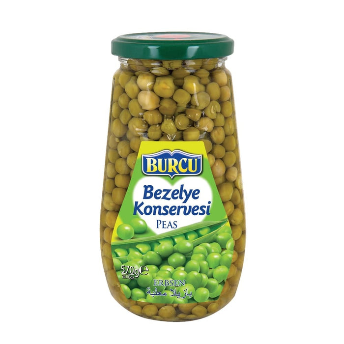 Buy Burcu Canned Green Peas Bezelye Konservesi 570g | Best Grocery