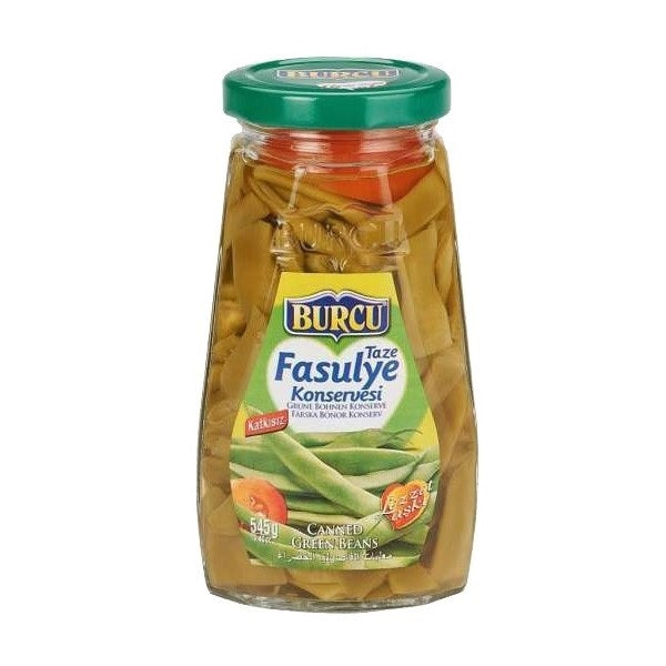 Burcu Canned Taze Fasulye Green Beans Jar 545g