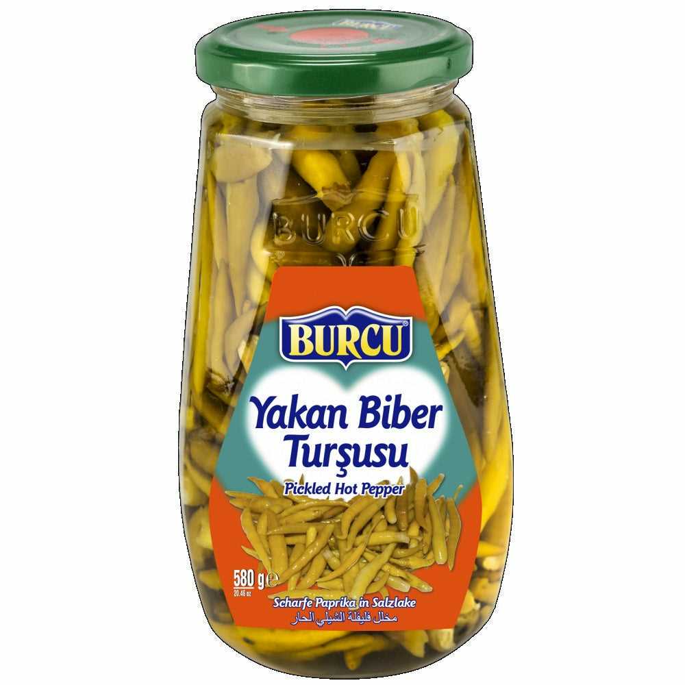 Burcu Pickled Hot Pepper Yakan Biber Tursusu 580g | Best