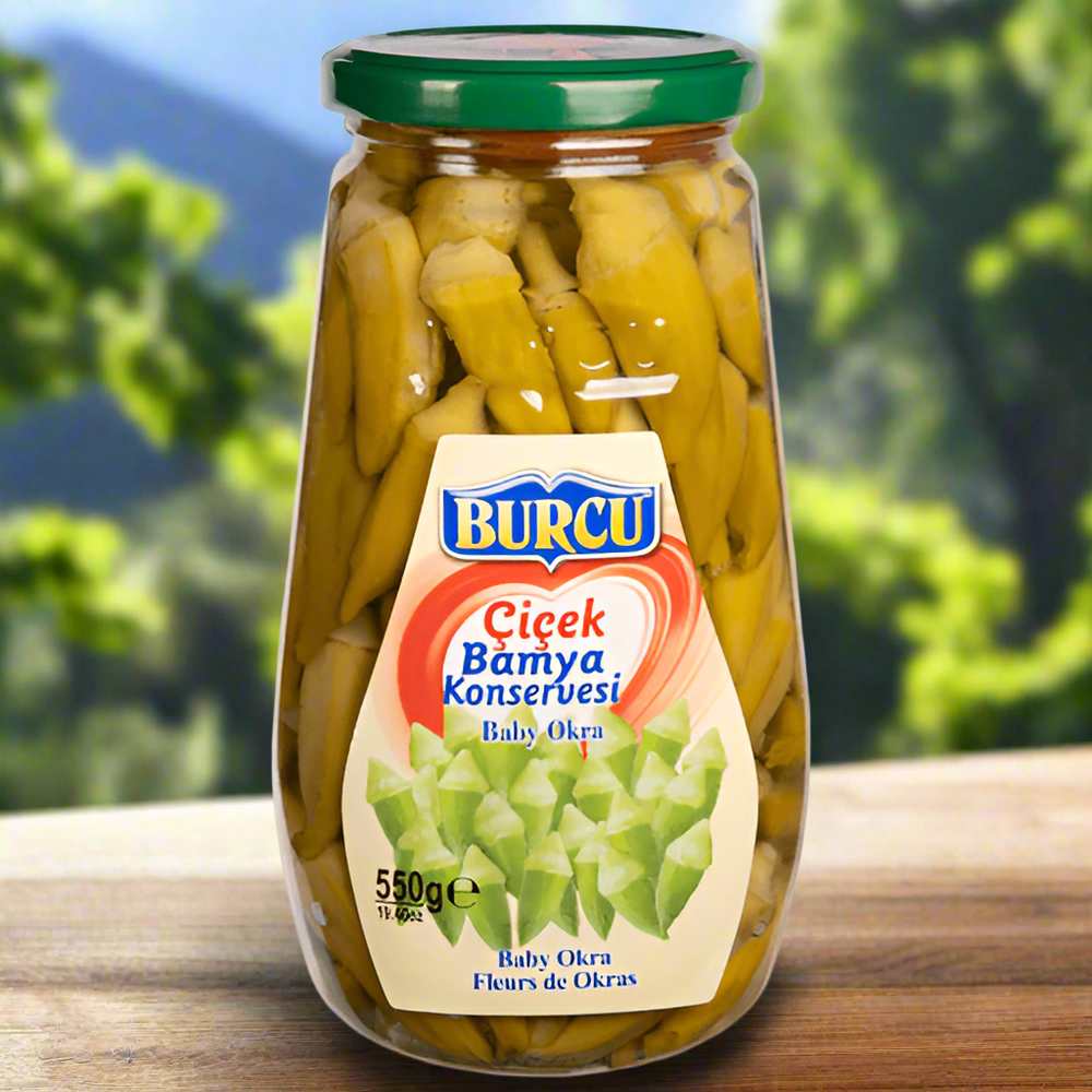 Burcu Çiçek Bamya Konservesi 550g