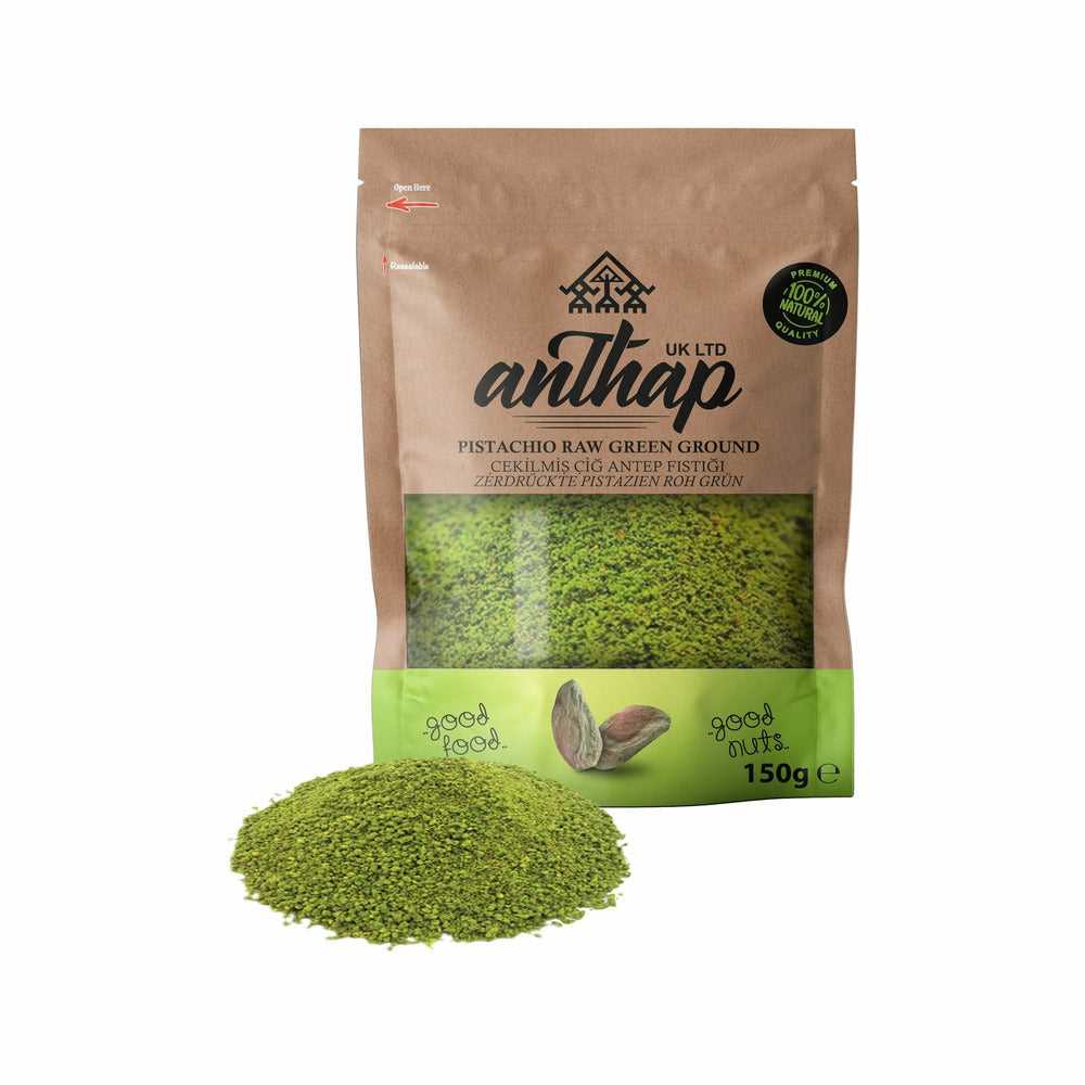 Anthap Pistachio Raw Green Ground (Cekilmis Cig Antep Fistigi) 150 gr