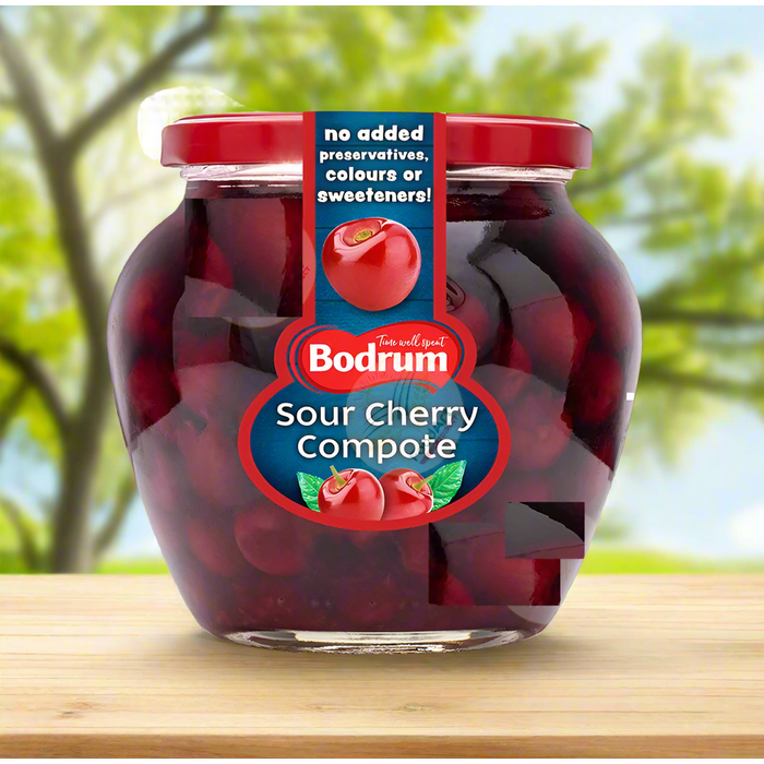 Bodrum Sour Cherry Compote (Visne Kompostosu) 680G