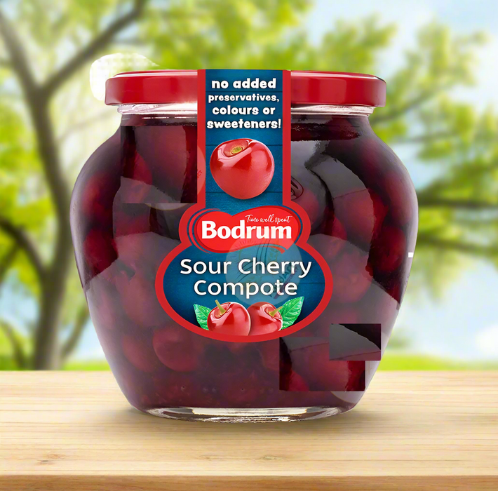 Bodrum Sour Cherry Compote (Visne Kompostosu) 680G