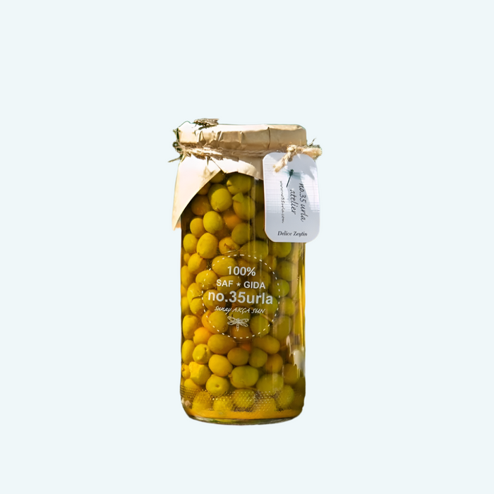 No 35 Urla Green Delice Olives (Yesil Zeytin) 500 Gr