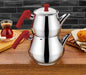 Dolphin Mega Stainless Steel Teapot Set Red | Best Grocery
