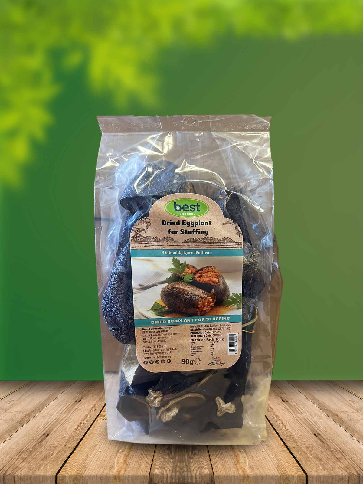 Best Dried Eggplant for Stuffing (Dolmalik Kuru Patlican) 50g — Best