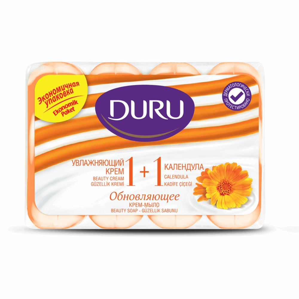 Duru 1+1 Beauty Soap (Calendula) 4*90 Gr