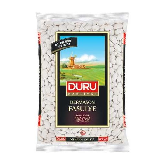 Duru Bakliyat Dermason Fasulye White Beans Pack 1kg